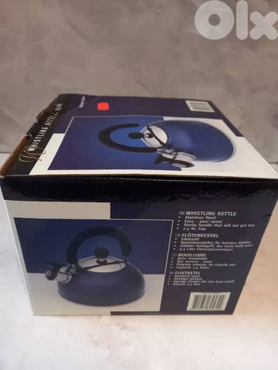 Stainless Steel Whistling Kettle 1L new inbox