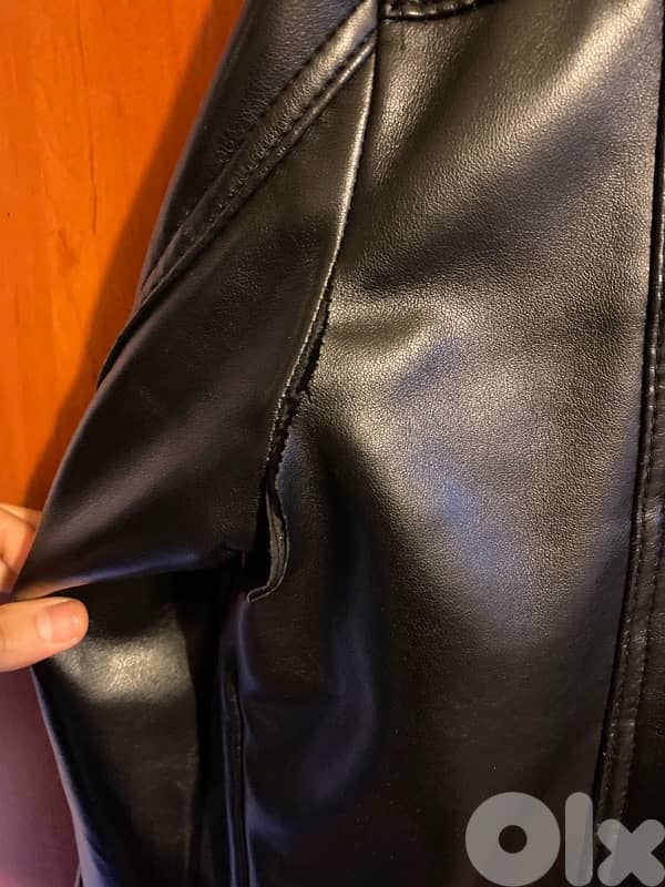 Georgio Armani leather jacket 5