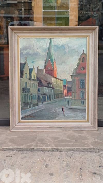 لوحة رسم زيتي اوروبية