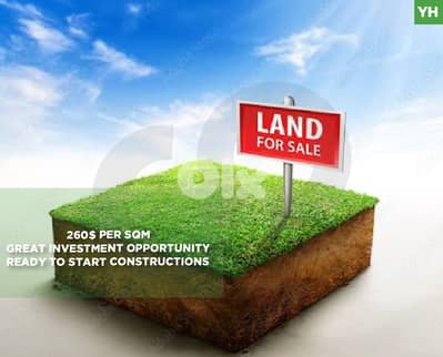 Ready to start constructions, 260$ per SQM halat/حالات REF#YH132204