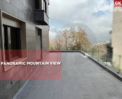 Mountain view, terrace, covered parking, Bikfaya/بكفيا REF#GK132209