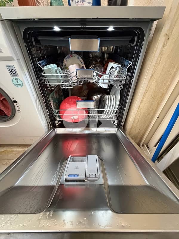 Dishwasher  GRUNDIG Full-size - Stainless Steel 2