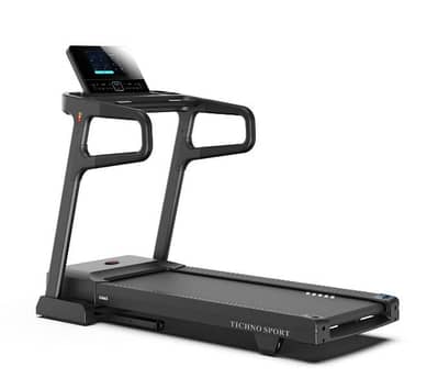 movable motorized treadmill with /TV