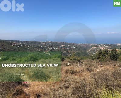 Unobstructed Sea View, great deal,  Obeidat-Jbeil/عبيدات REF#RB132216