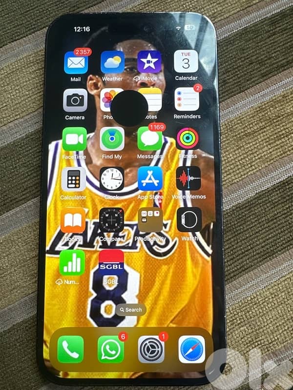 used iphone 14 pro max + 2 new black covers 1