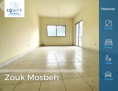 135 SQM Apartment For Sale In Zouk Mosbeh شقة للبيع #RK9725