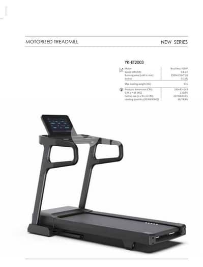 motorized treadmill 4.0hp AC. motor