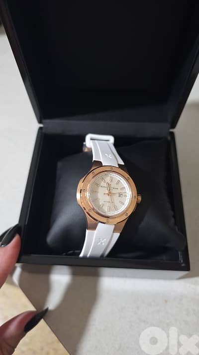 watch with  rose gold