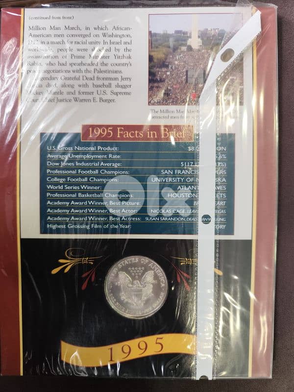 Silver Eagle with 24 kart gold plate 1