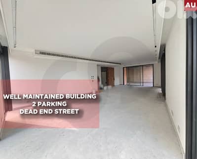 2 secure parking spots, 24/7 concierge, Downtown/بيروت REF#AU132242