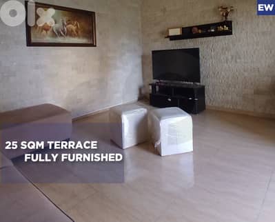 25 SQM TERRACE/rent/Zouk Mikael/ذوق مكايل ! REF#EW132250 !