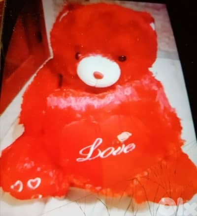 Ours peluche original valentin 65cm