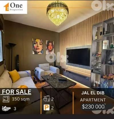 APARTMENT FOR SALE IN JAL EL DIB