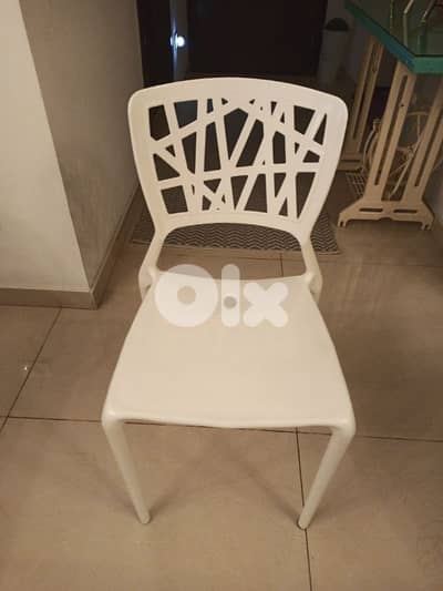 كرسي رزين غير قابلة للكسر