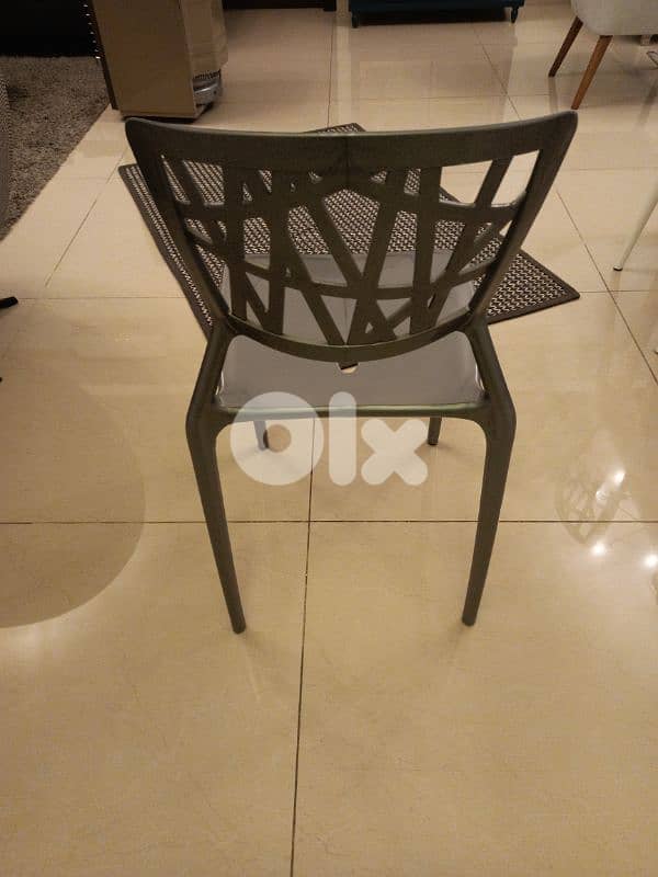 unbreakable Canari chair, dark grey, qty 4 1