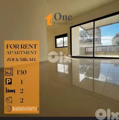 APARTMENT FOR RENT IN ZOUK MIKAEL