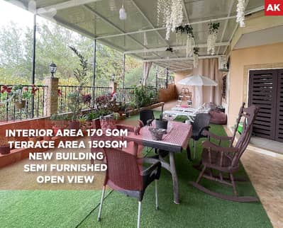 Terrace/1 Balcony/2 Parking Spaces/Bchamoun - بشامون/REF#AK132001