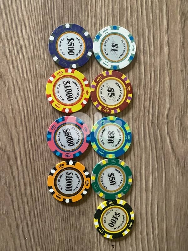 500 chips monte carlo 3 tone professional poker set 1