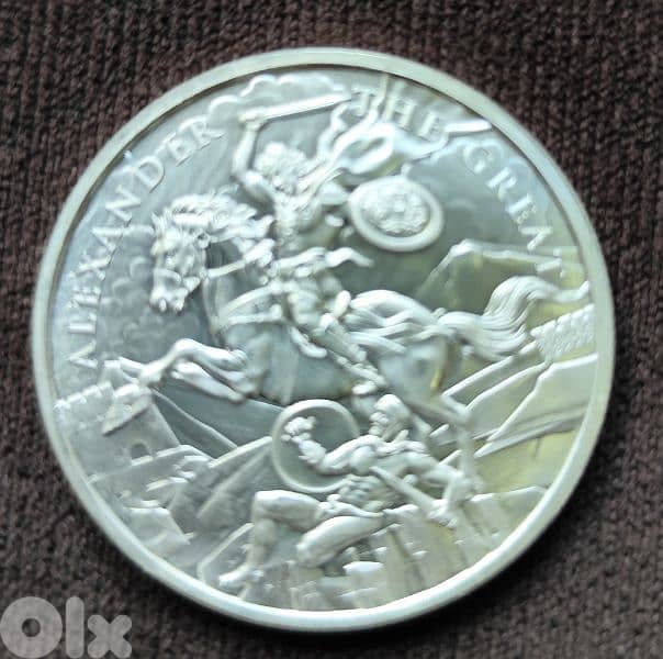 Alexander the Great Silver ounce 999 1