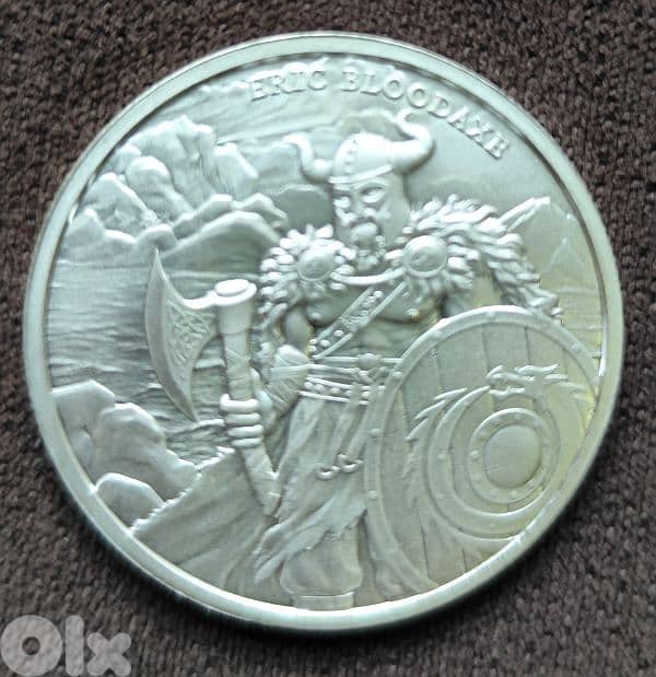 Eric Bloodaxe Sillver ounce 999 1