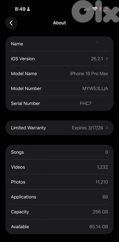 iphone 16 pro max USED like new! 4