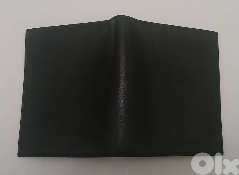 New Black Leather Man Wallet 1