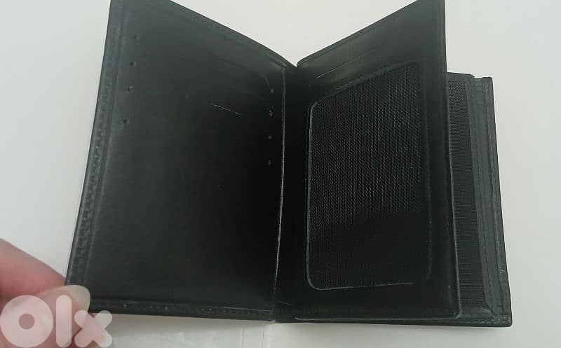 New Black Leather Man Wallet 4