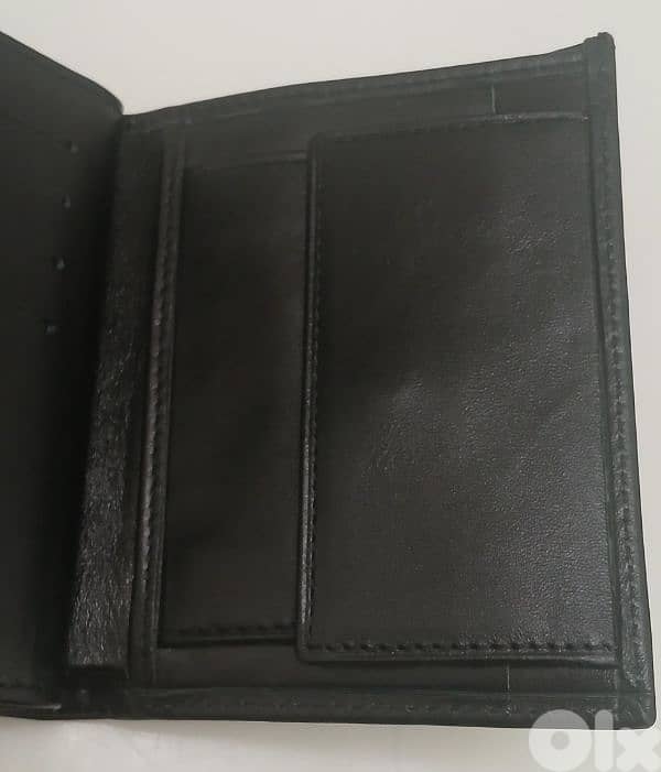 New Black Leather Man Wallet 5