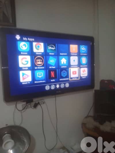 تلفزيون  PHiLiP  plazma خرج صالات كبيره 65 بوصه