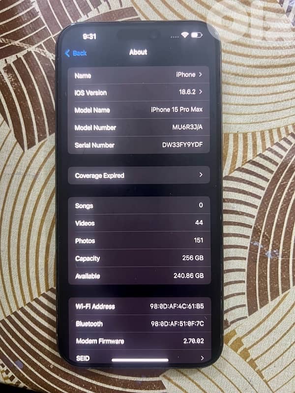 iphone 15 pro max 256gb 2