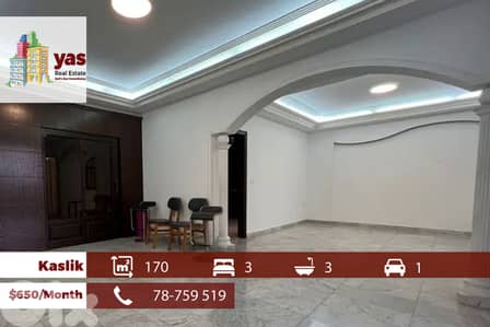 Kaslik 170m2 | Rent | Prime Location | Modern Architecture | EH |