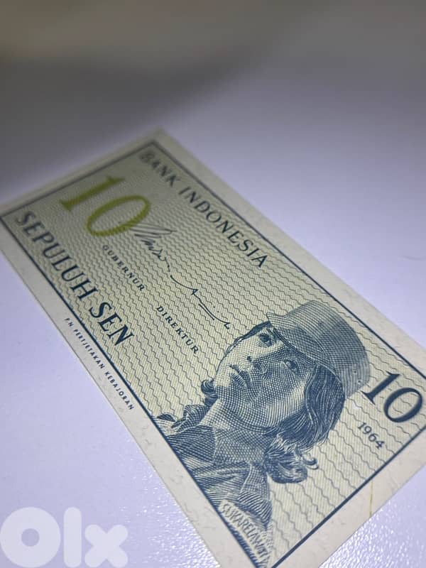 10 indonesian bill from 1964 5