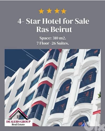 4-Star Boutique Hotel for Sale – Ras Beirut
