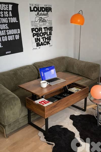 VOWNER Coffee Table Height Adjustable