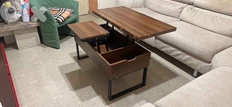 VOWNER Coffee Table Height Adjustable 2