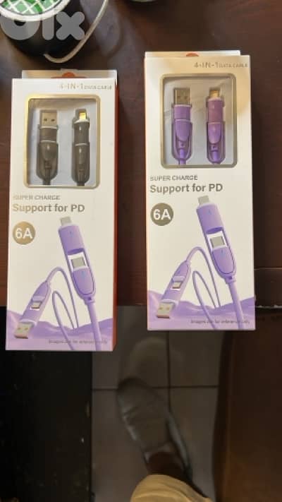 wholesale charger and cables4in1 super high quality