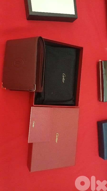 wallets orginal cartier / mont blanc / gucci 2