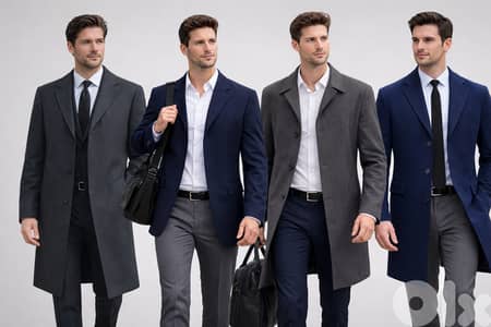 Formal Padded COATs from European Brands