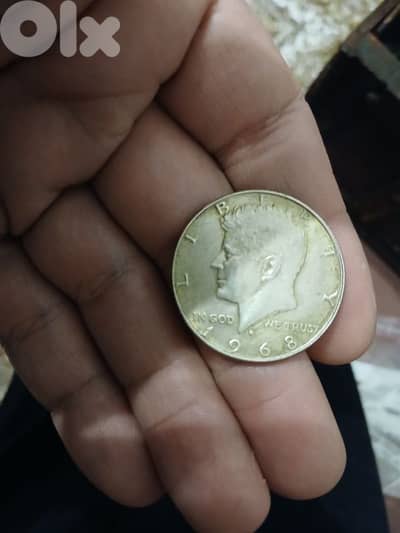 half dolar 1968 D