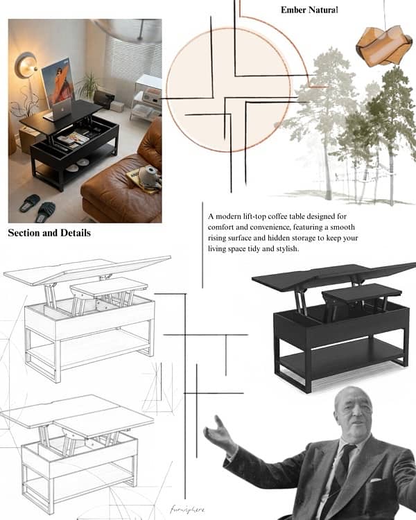 Lift Top Coffee Table 3