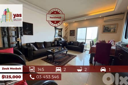 Zouk Mosbeh 145m2 | Furnished | Flat | Designed | Calm Area | EL/IV