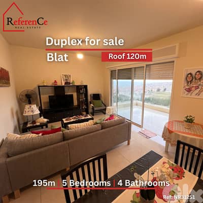 Amazing Duplex in Blat for sale دوبلكس للبيع في بلاط