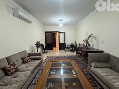 FULLY FURNISHED APT IN AIN EL MRAISSEH PRIME (180SQ) 3 BEDS , (JNR-471
