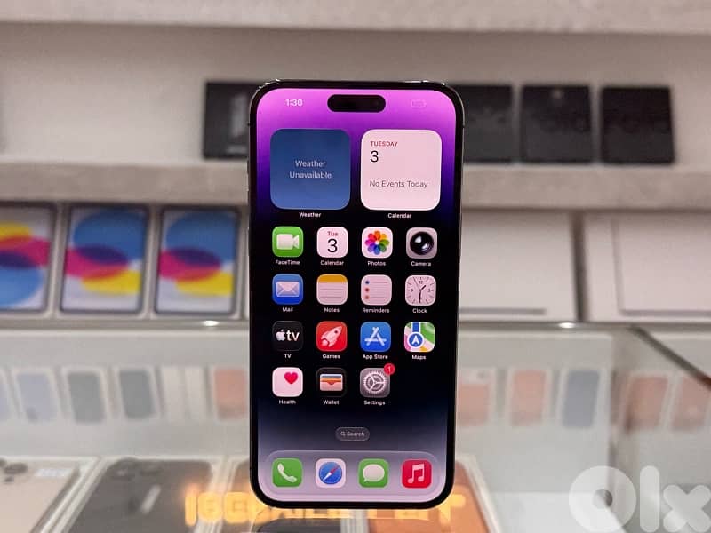 Available 14 pro Max 128 Gb Mint condition No Custom (bala jomrok) 1