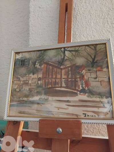 رسم زيتي على القماش