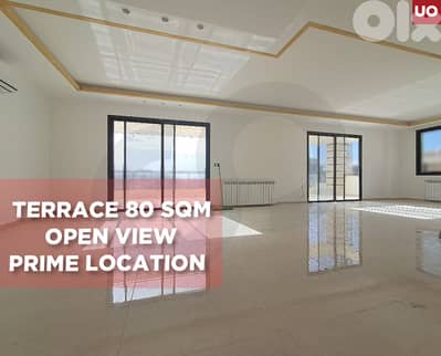 Terrace, maid's room, balcony,open view,Hazmiyeh/الحازمية REF#UO132298