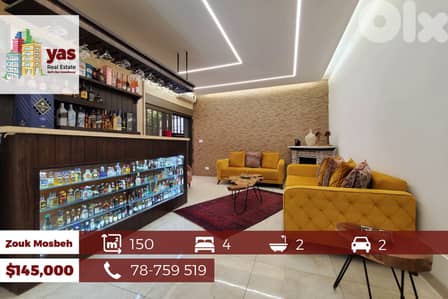 Zouk Mosbeh 150m2 | 60m2 Terrace | Brand New | Mint Condtiion | EL |