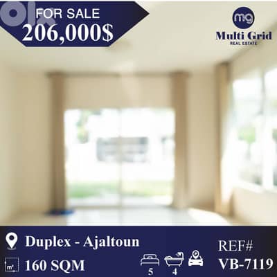 VB-7119 / Duplex for Sale in Ajaltoun, دوبلكس للبيع في عجلتون