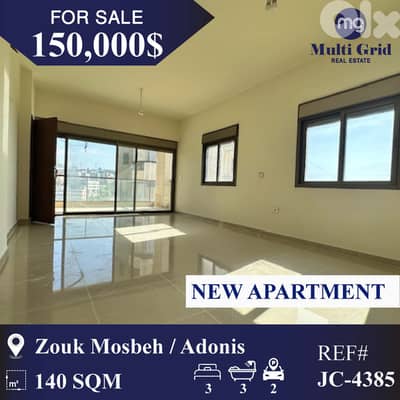 JC-4385 / Apartment for Sale in Zouk Mosbeh, شقة للبيع في زوق مصبح