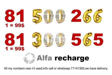 Special numbers & price